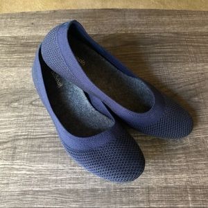 Allbirds Tree Breezers (Flats) - Size 9W - Twilight (Navy blue)